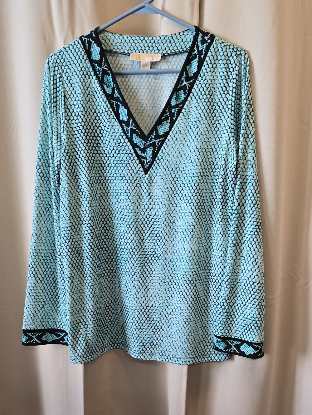 Michael Kors Snakeskin Pattern Top